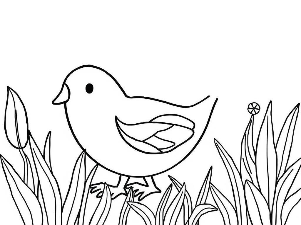 Bird Coloring Page