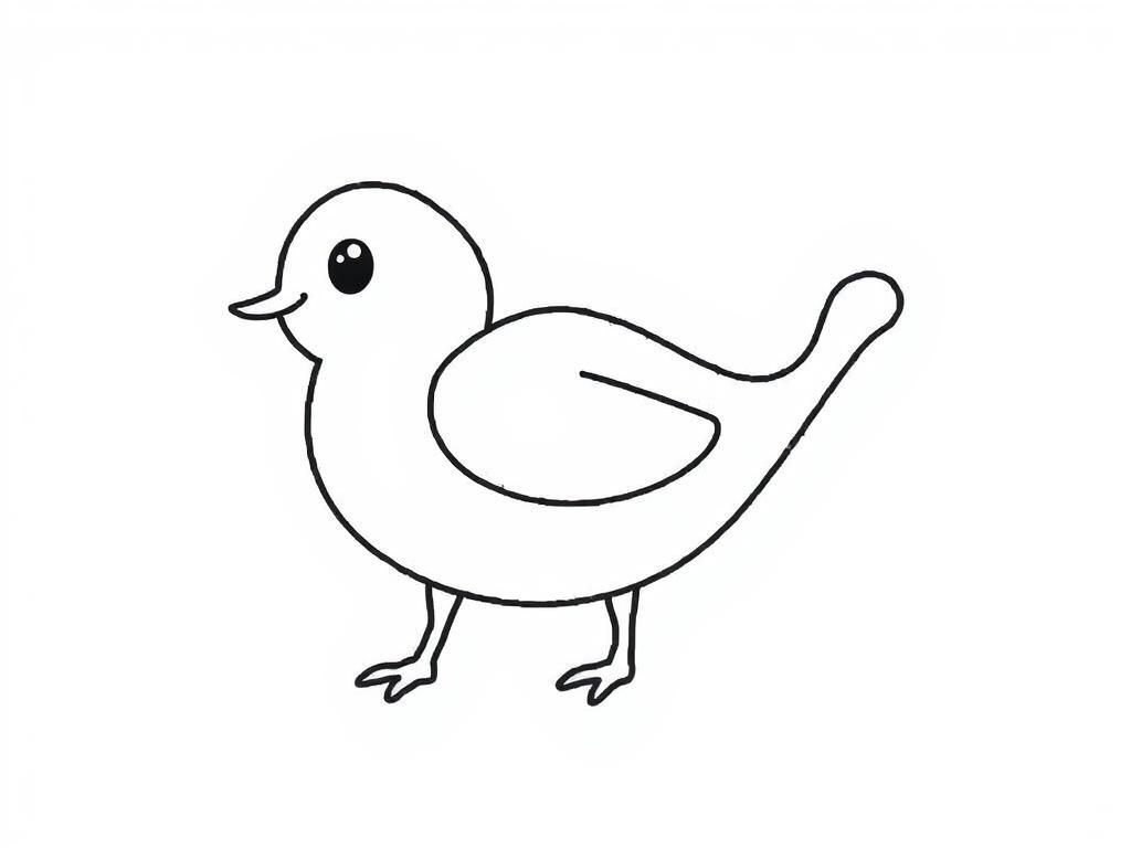 Coloring Page: Bird