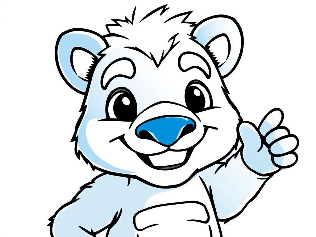 Polar Bear Coloring Page