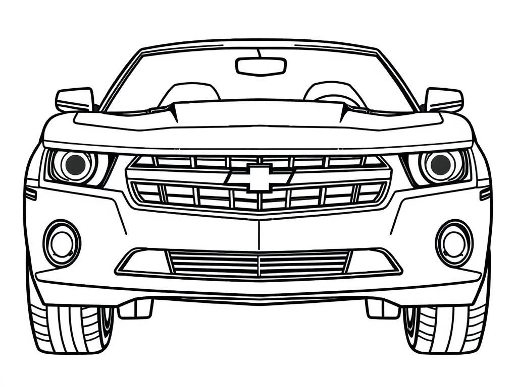 Chevrolet Car Coloring Page