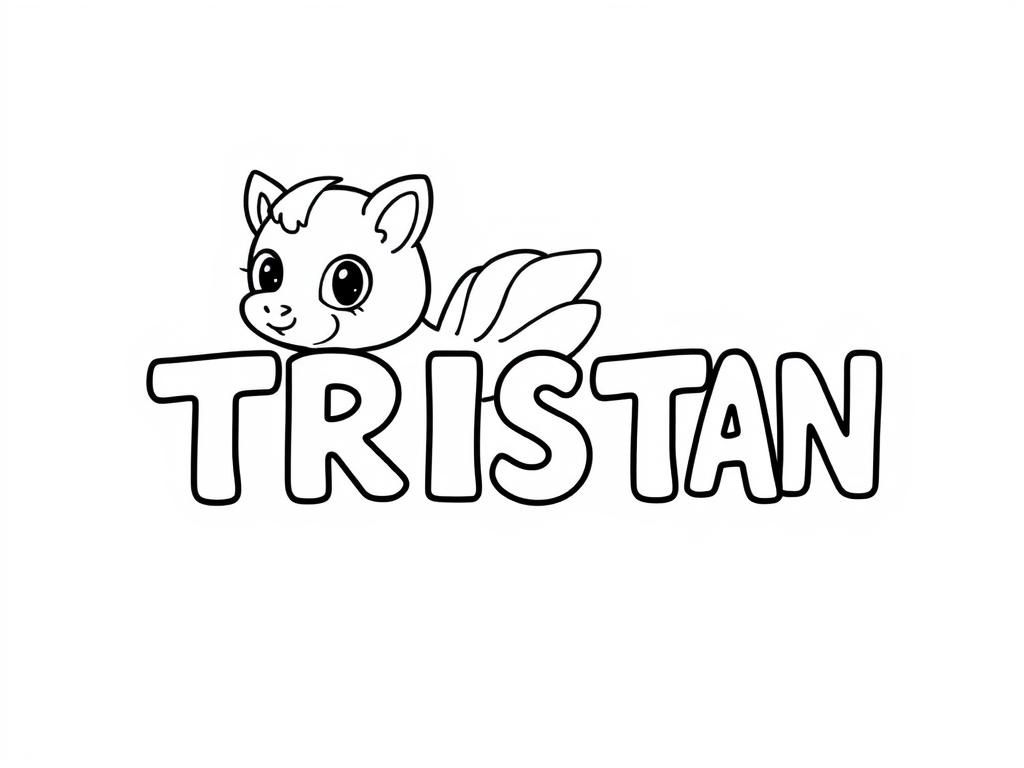Preview of The name TRISTAN really fancy