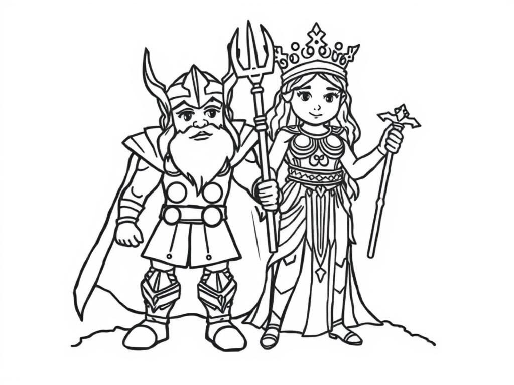 Preview of Thor and Athena