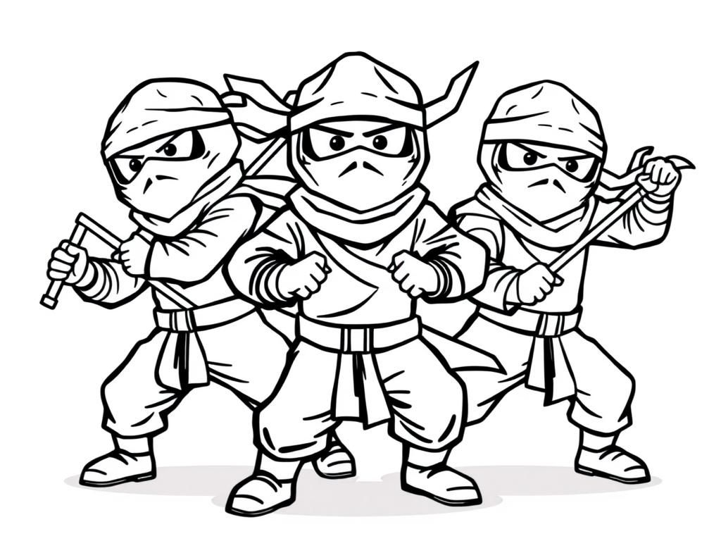 three super ninjas