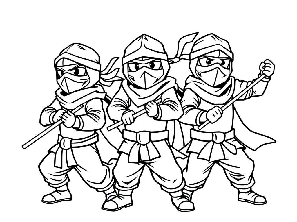 three super ninjas grownups