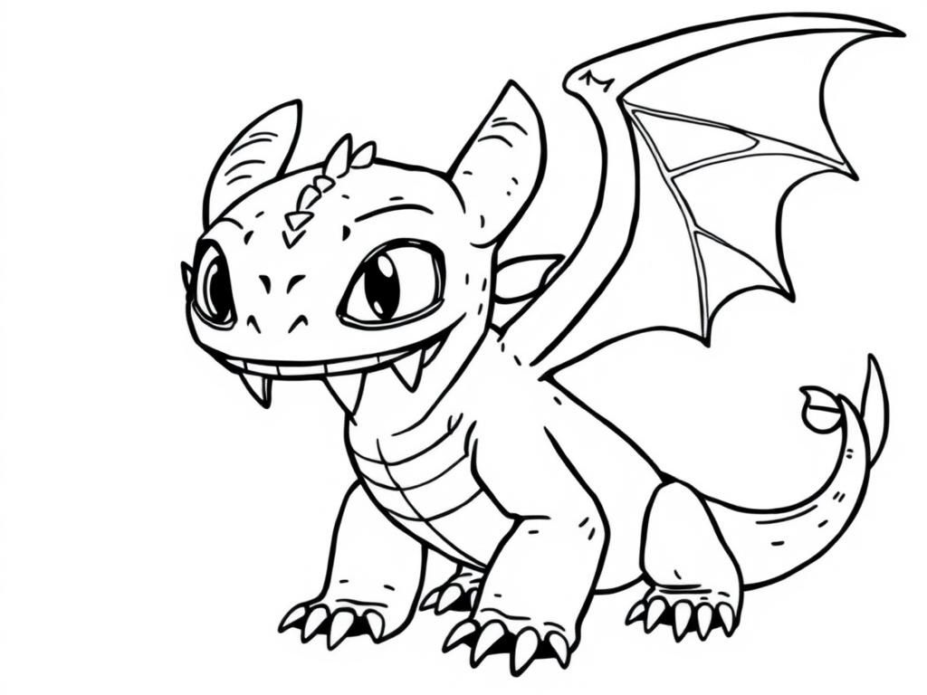 Preview of toothless from how to train your dragon