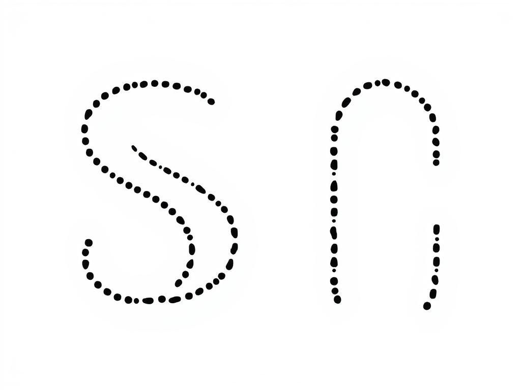 Preview of tracing letters S