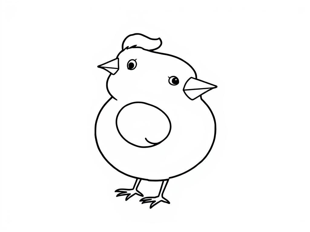 Triangular fat bird