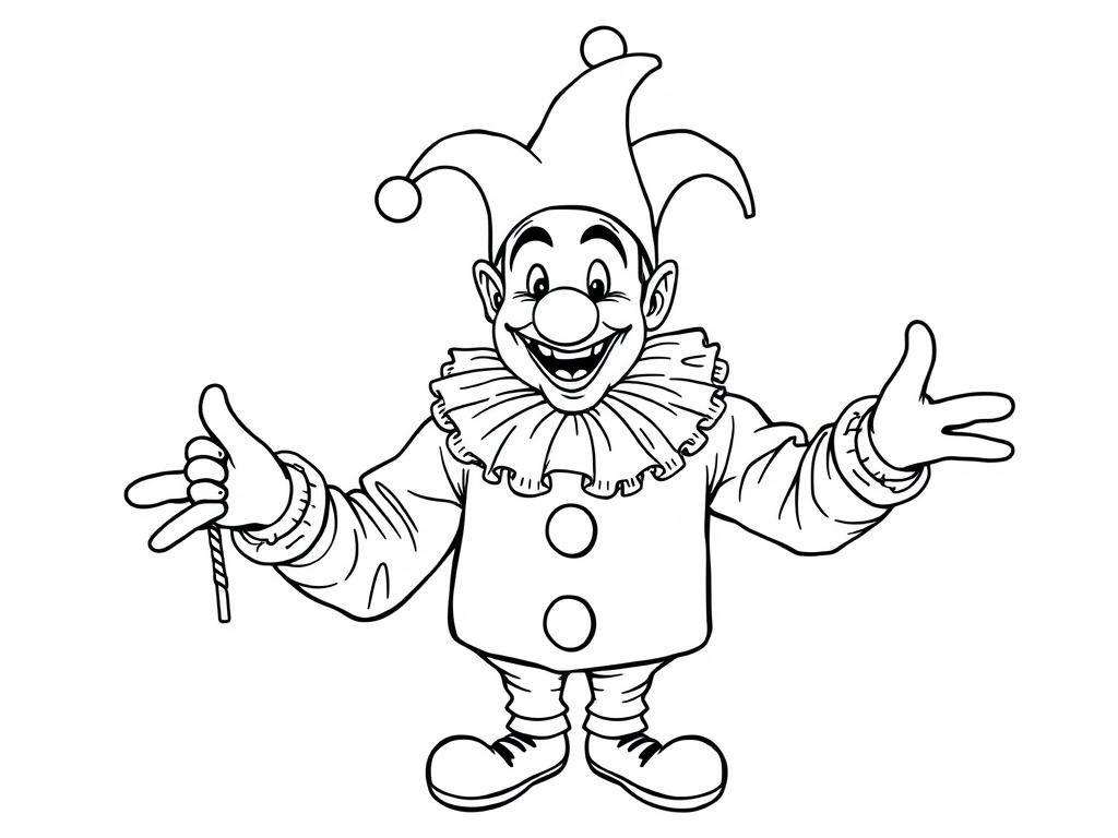 Preview of Trudo as a clown