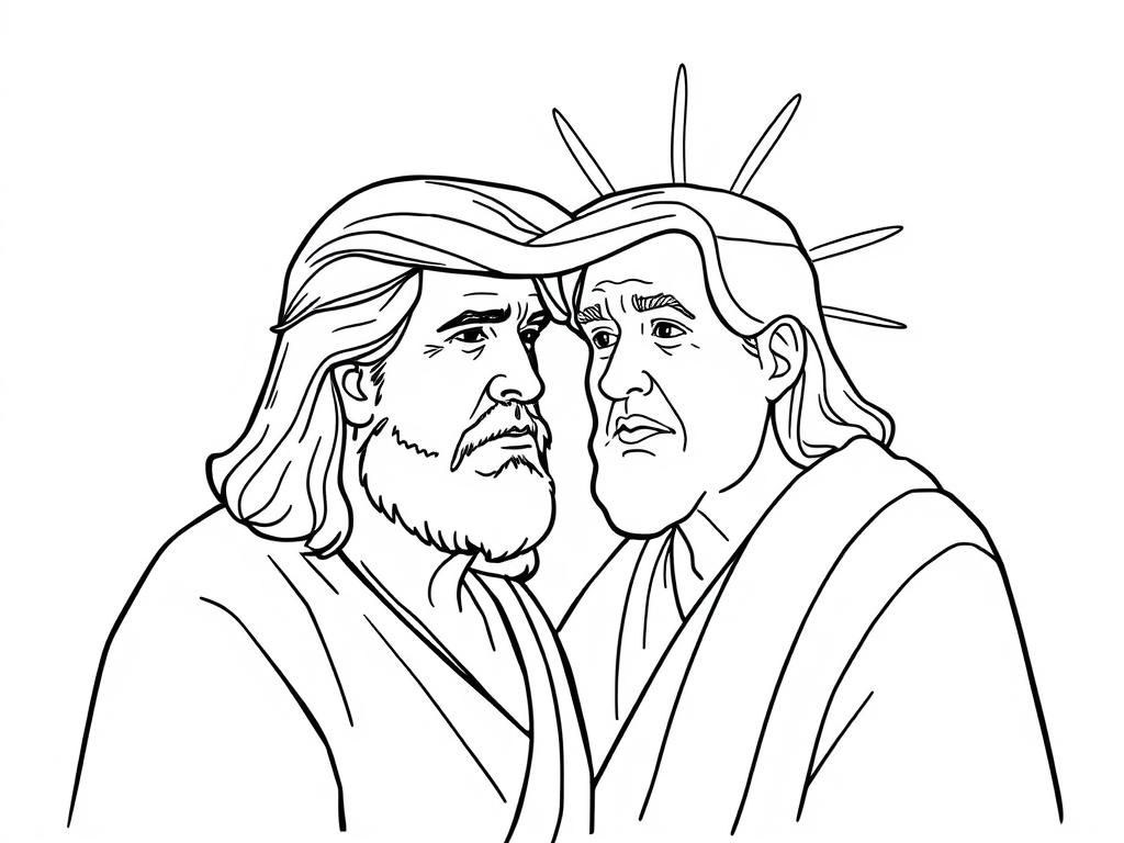 Trumps meets jesus