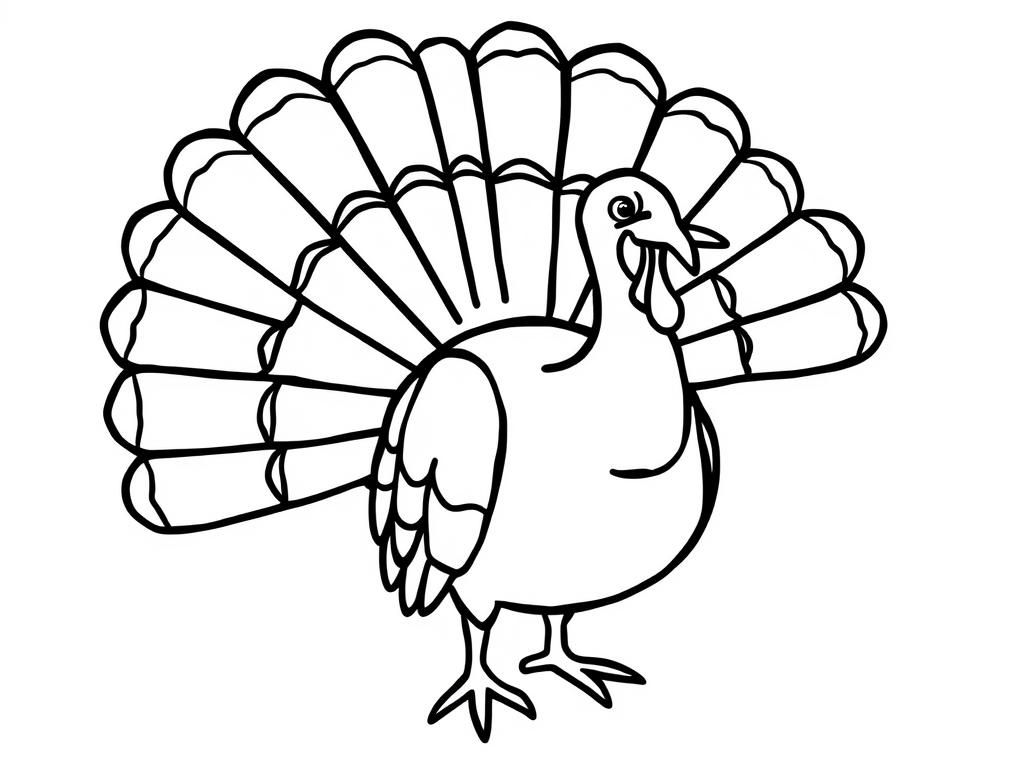 Turkey Coloring Page