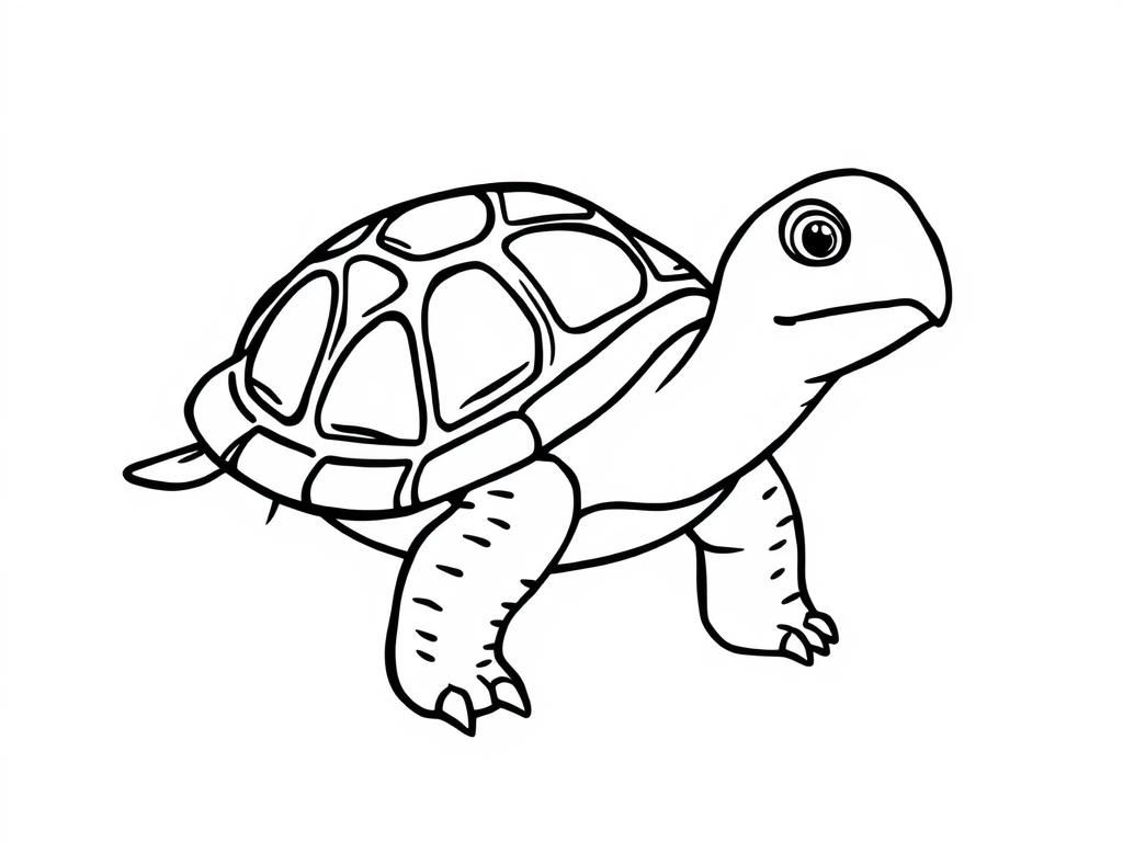 Turtle Coloring Page