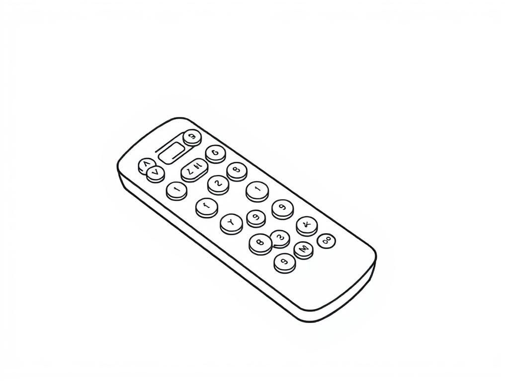 Electronics Coloring Page