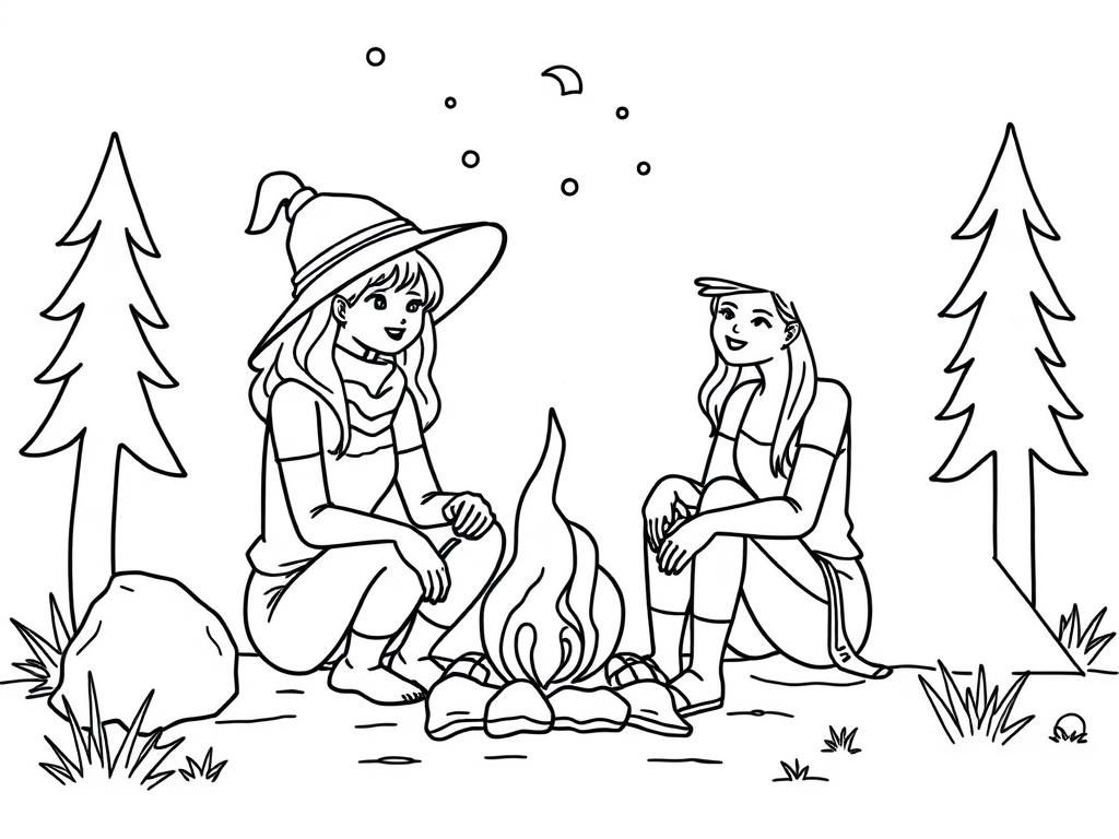 Preview of two women camping