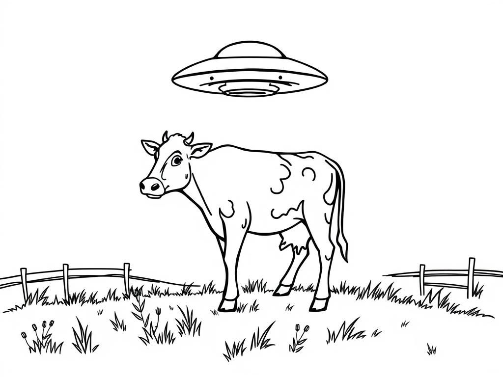 Cow Coloring Page