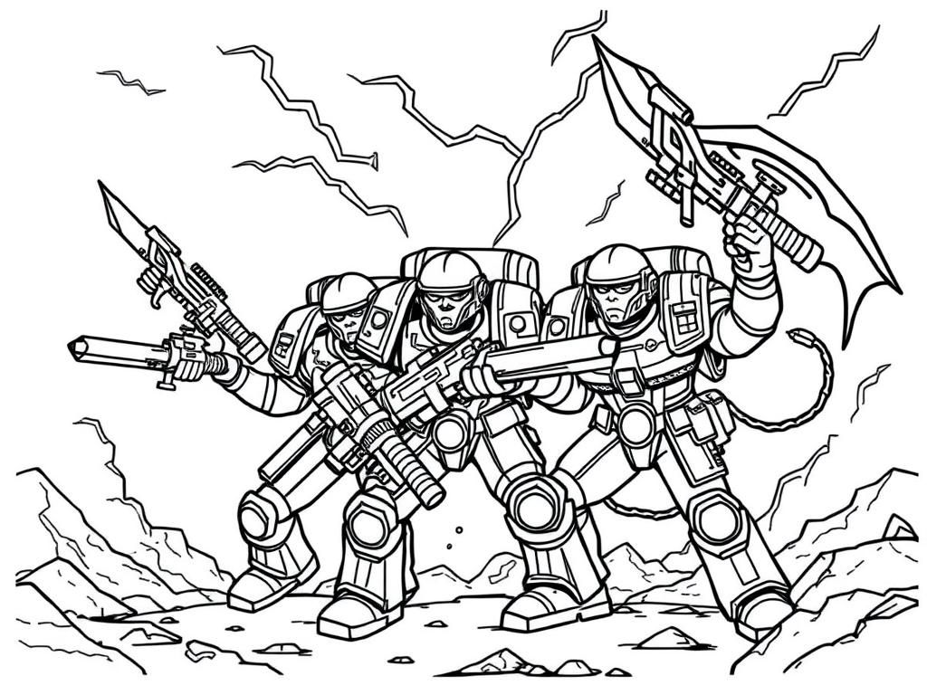 Robots Coloring Page