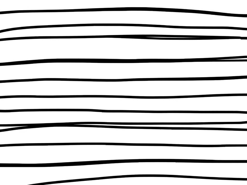 Horizontal Lines Coloring Page