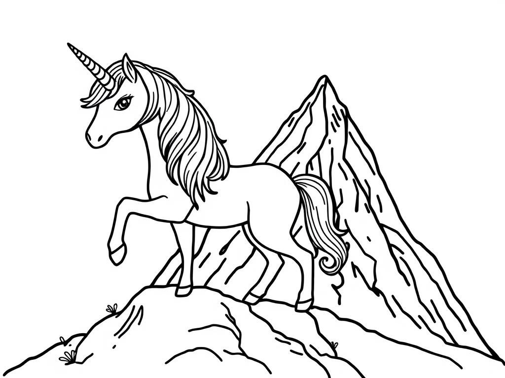 unicorn onna mountain