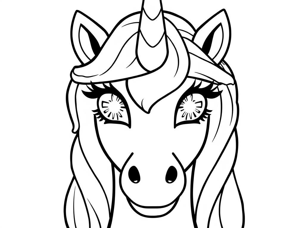 Preview of Unicorn sparkling eyes