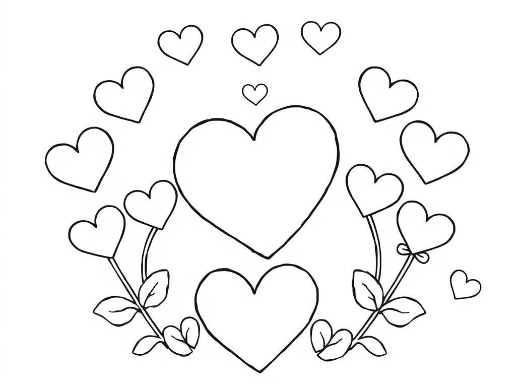 Valentine's - Valentines Day Coloring Page