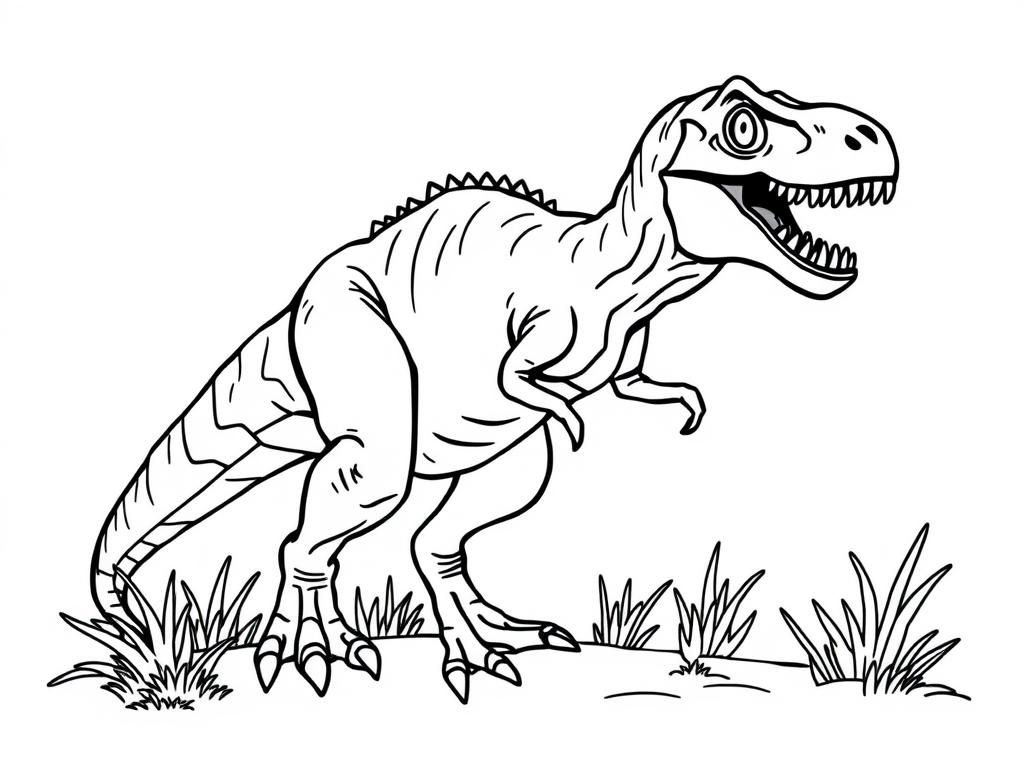 Dinosaur Coloring Page