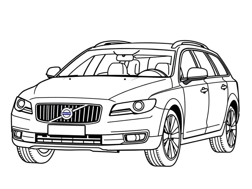 Volvo V70 Station Car 2015