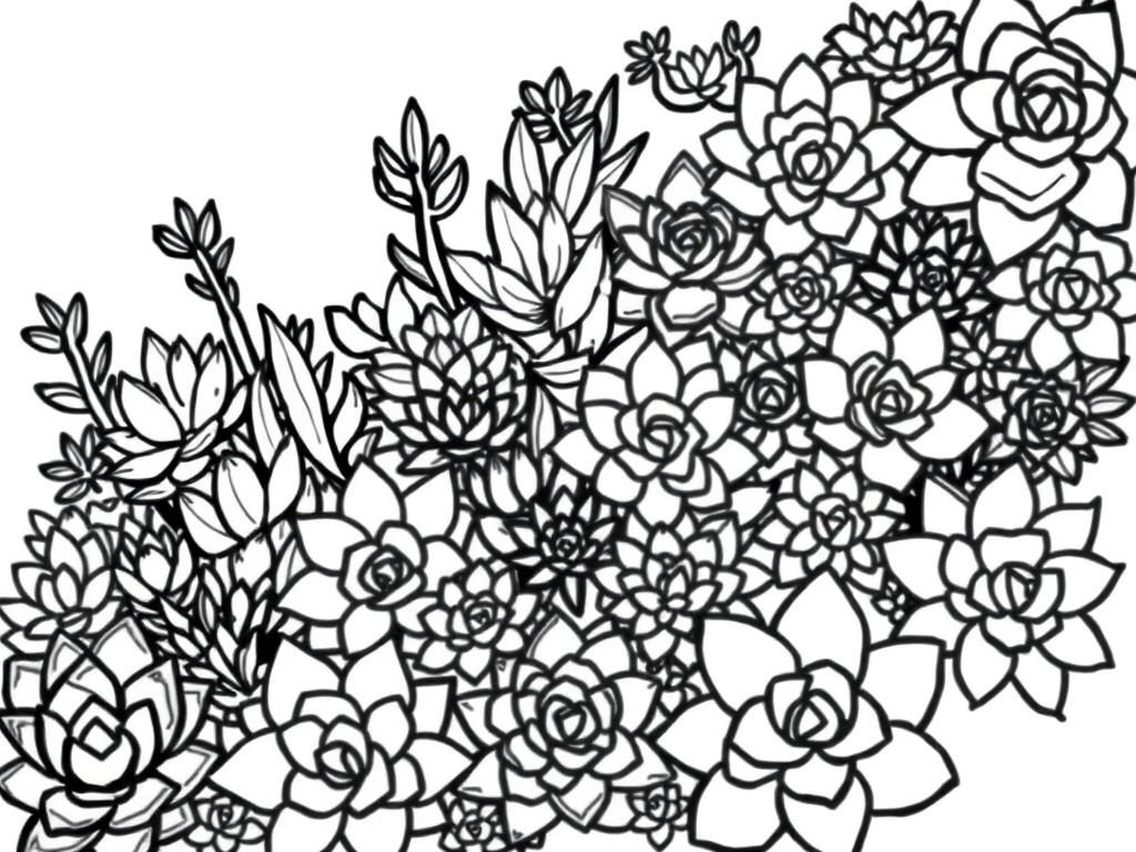 Preview of wall of succulents