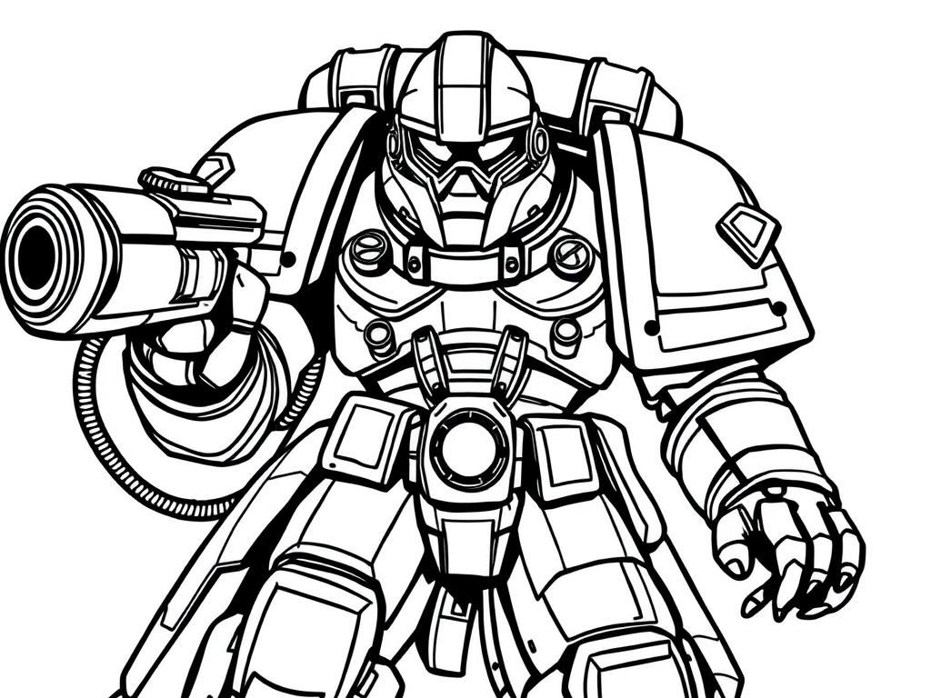 Preview of warhammer 40000 space marine dramatic bloddy legendary