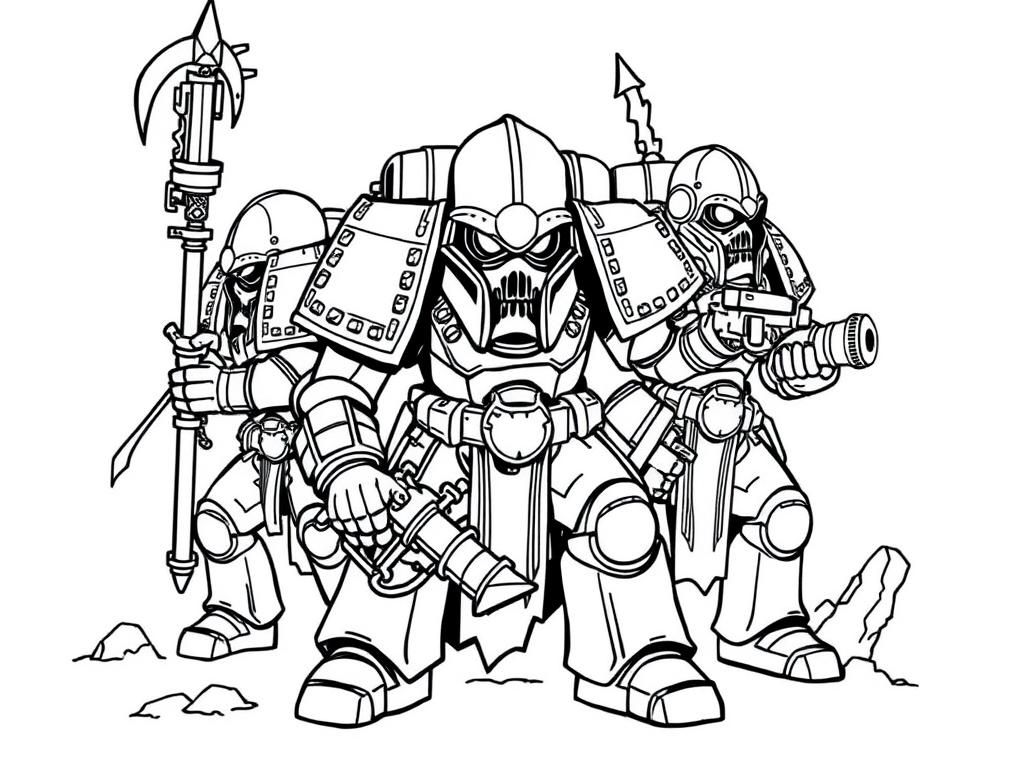Warhammer 40k Coloring Pages