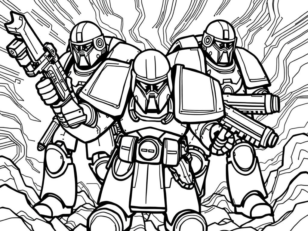 Preview of warhammer 40k space marines