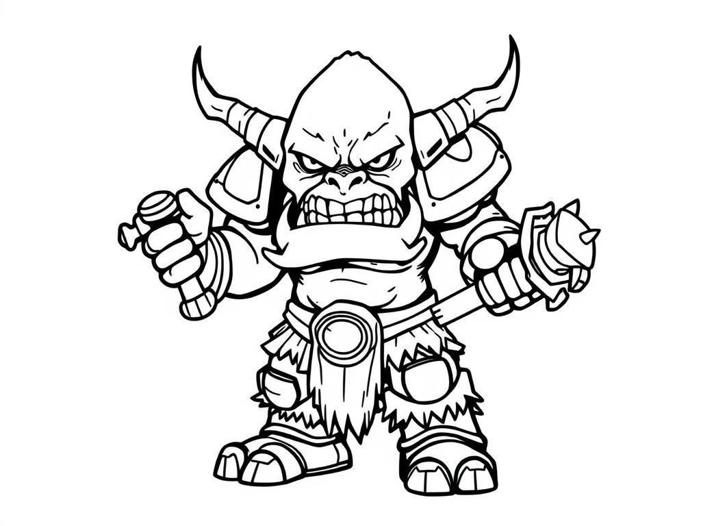 Trolls Coloring Page