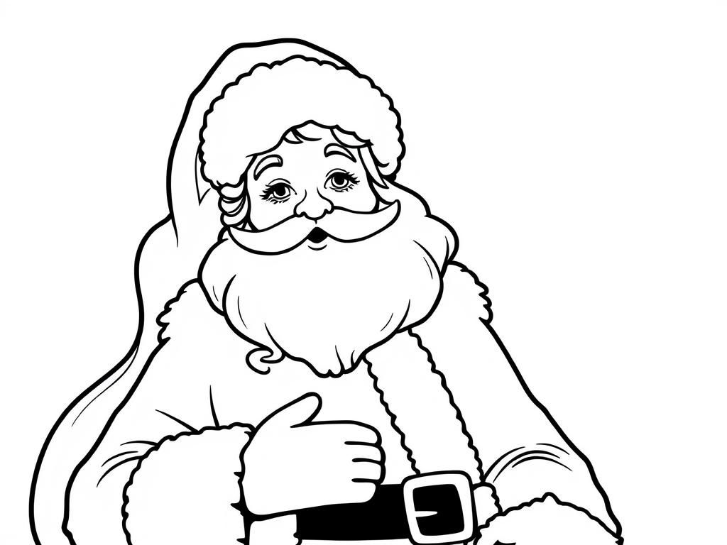 Santa Claus Coloring Page