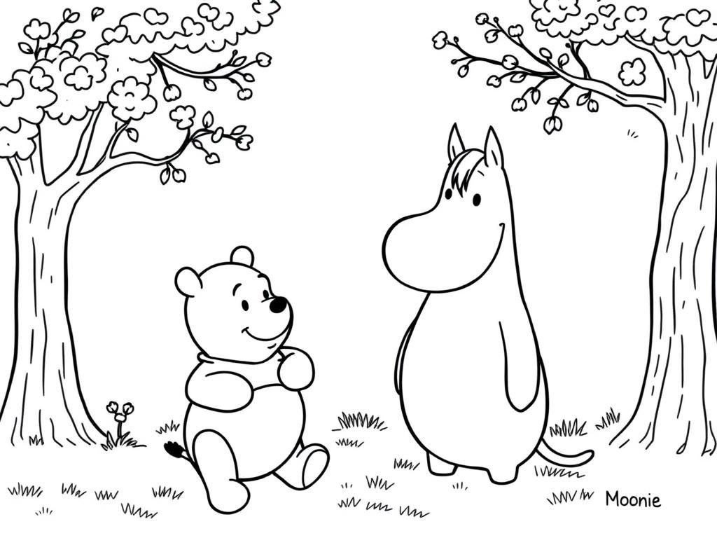 Winnie the Pooh and the Moomins