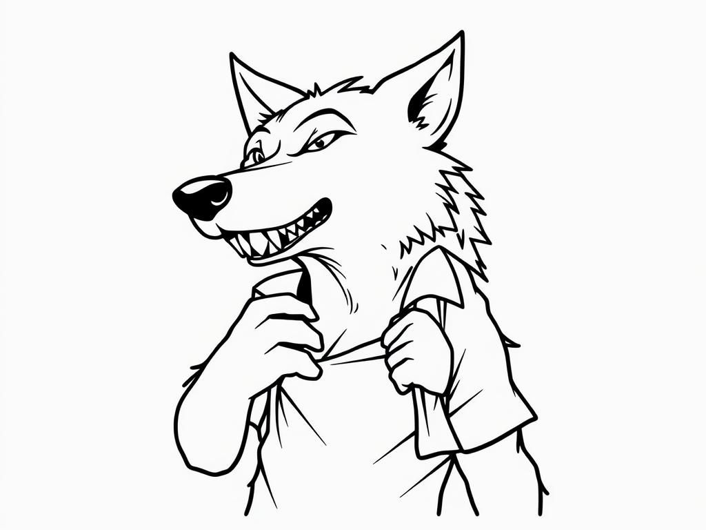 Wolf Coloring Page