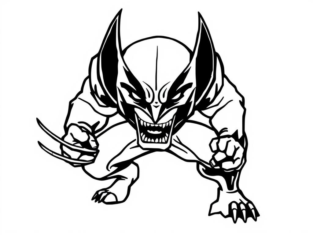 Wolverine Coloring Page