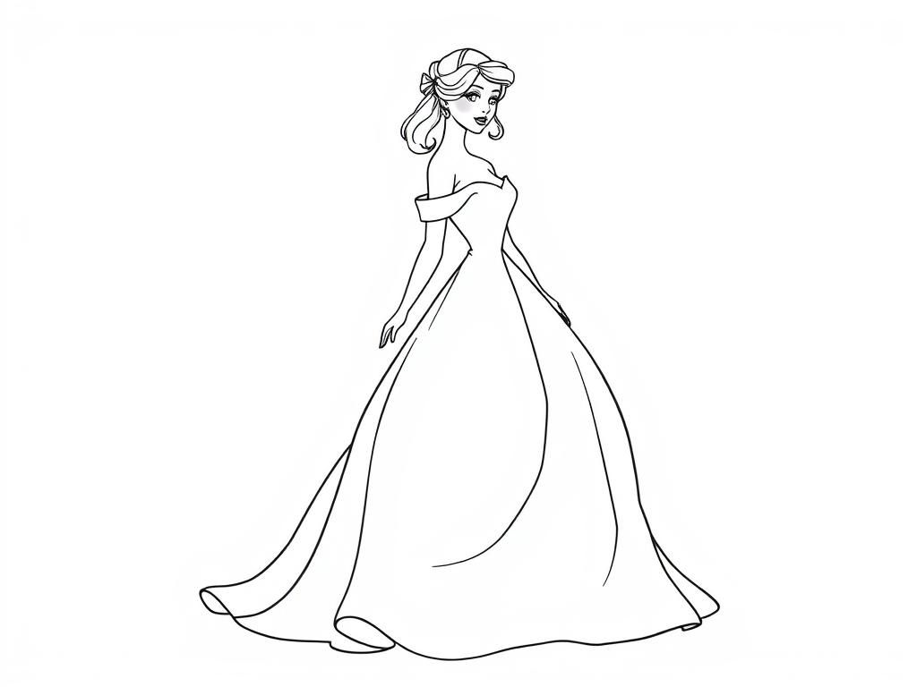 Princess Coloring Page