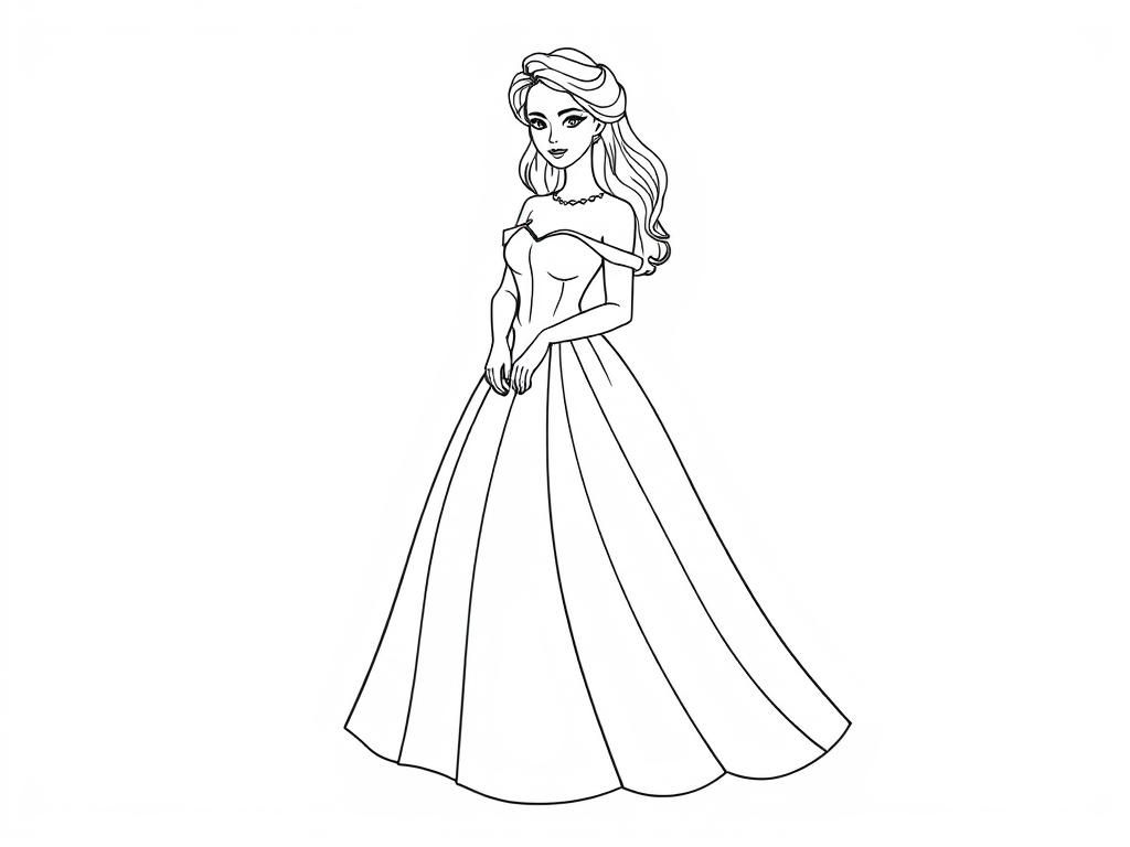 Princess Coloring Page