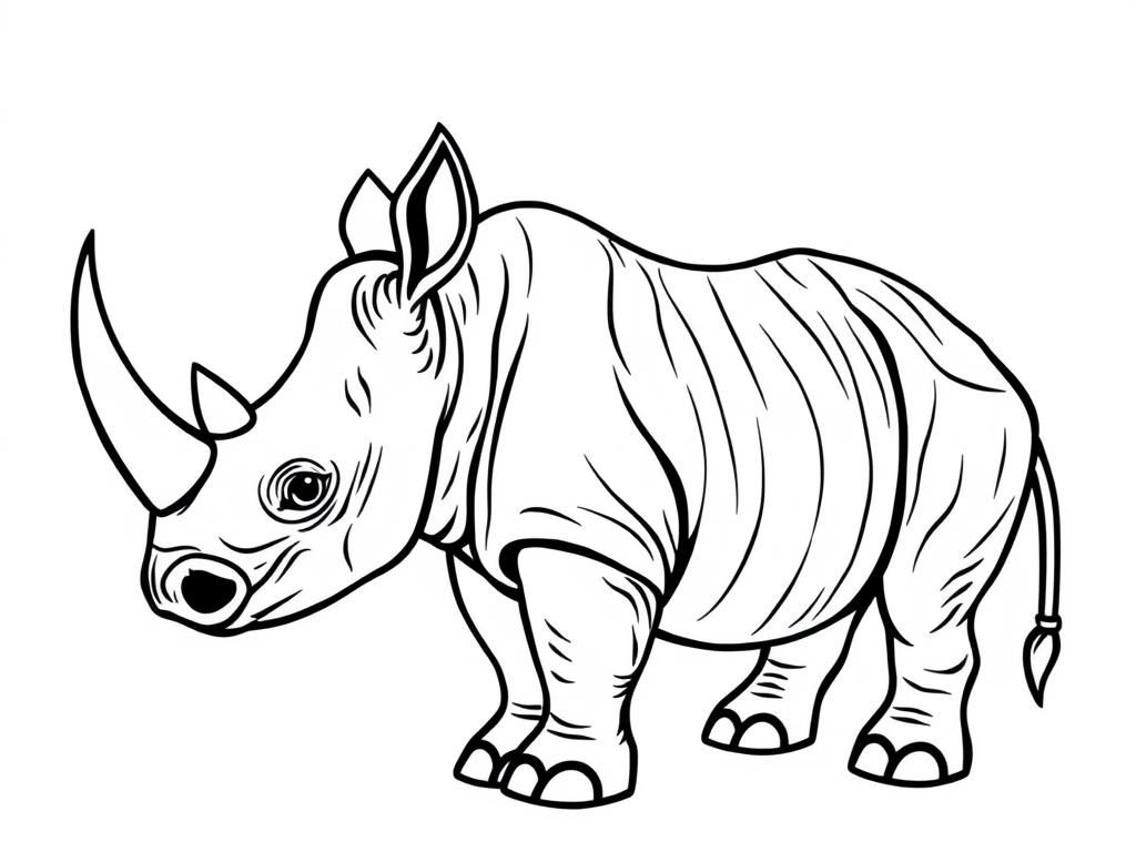 woodgrain rhinocerous