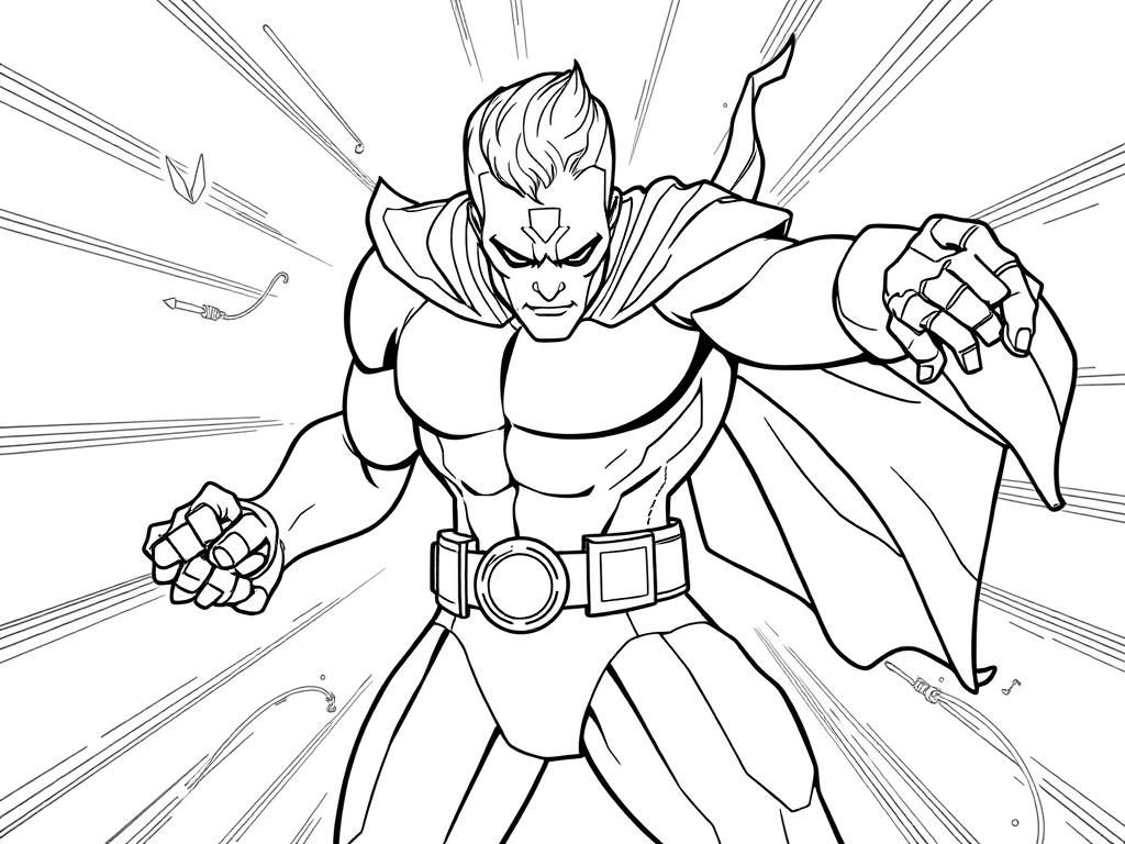 Preview of x men coloring pages